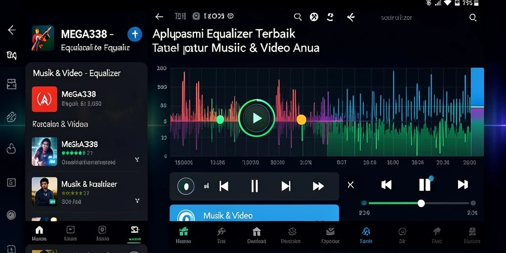Tampilan antarmuka MEGA338 yang menarik dan fungsional.