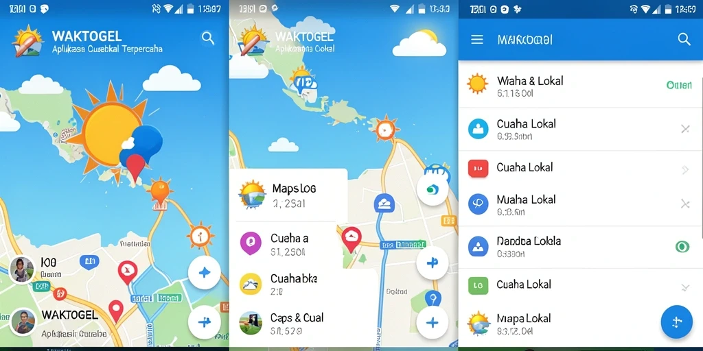 Tampilan antarmuka aplikasi WAKTOGEL yang informatif dan mudah digunakan.